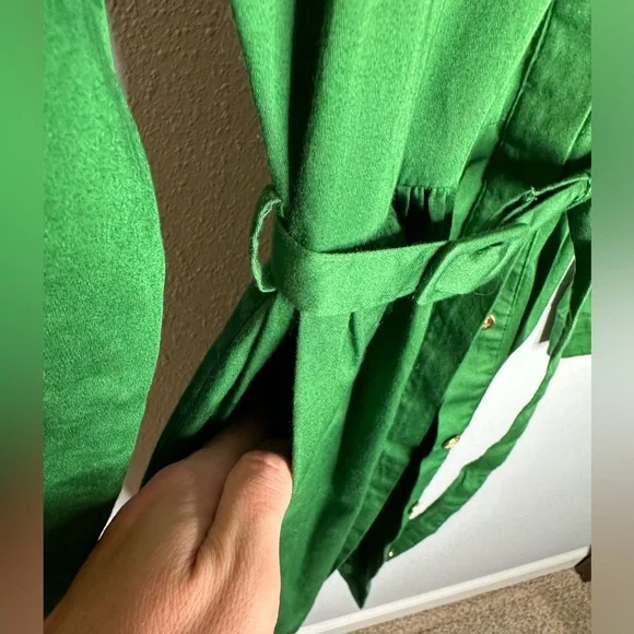 Vince Camuto 4P green dress sleeves and pockets - Picture 6 of 7